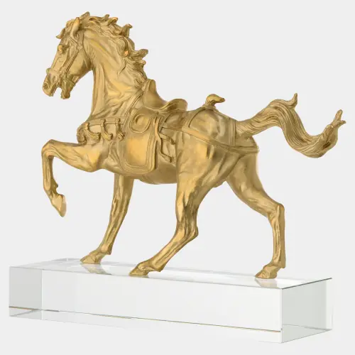 Wushen Horse on Crystal Base