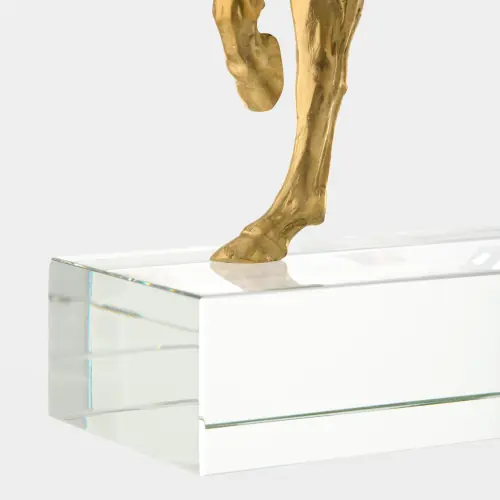 Wushen Horse on Crystal Base