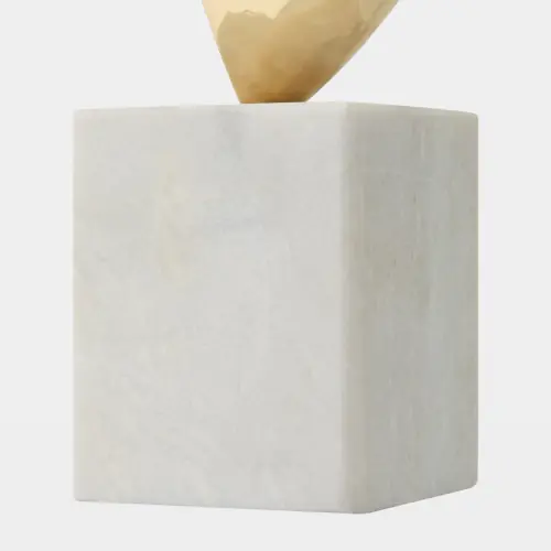 Pointue Symmetrical Sculpture-Brass-B