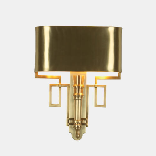 Torch Sconce-Antique Brass