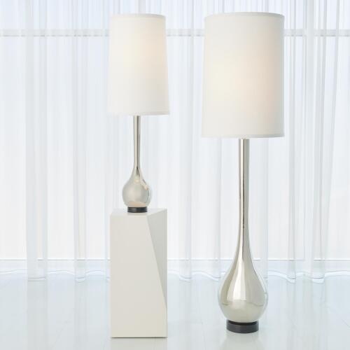 Lloyd Bulb Table Lamp-Nickel