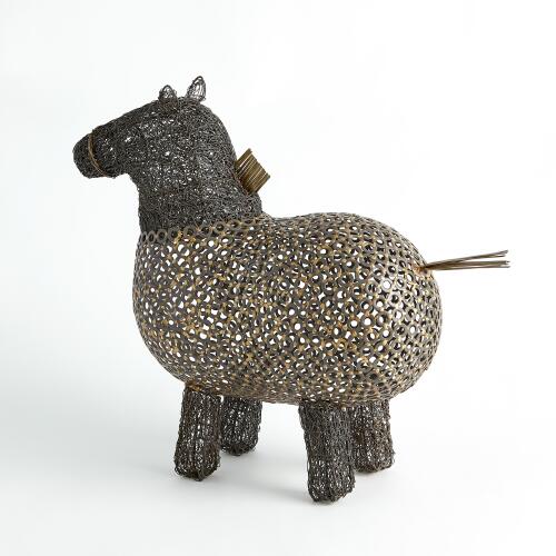 Crazy Fat Pony Sculpture