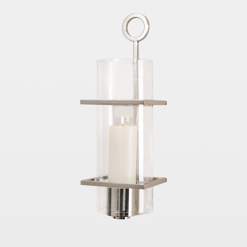 circle in square wall sconce