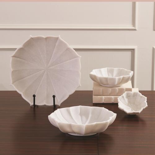 Marble Petal Bowl