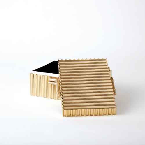 Corrugated Bamboo Box-Brass