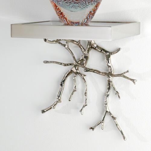 Twig Wall Bracket-Nickel