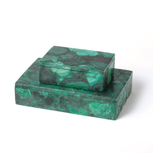 Malachite Stone Box