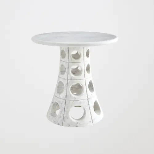 Taper Circle Side Table