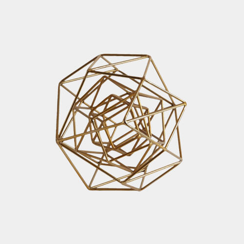 Geo Sculpture-Gold