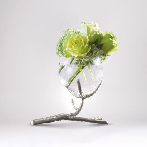 Twig Vase Holder-Nickel