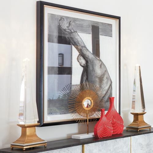 Illuminated Crystal Obelisk