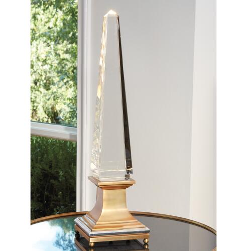 Illuminated Crystal Obelisk