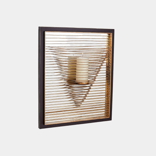 Pyramid Candle Sconce