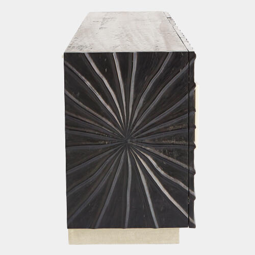 Pleated Media Cabinet