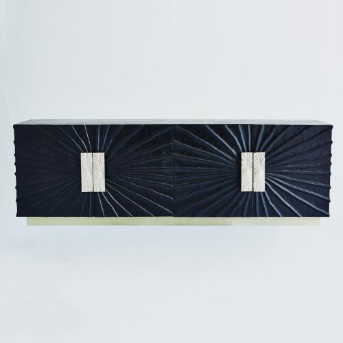 Pleated Media Cabinet