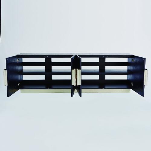 Pleated Media Cabinet