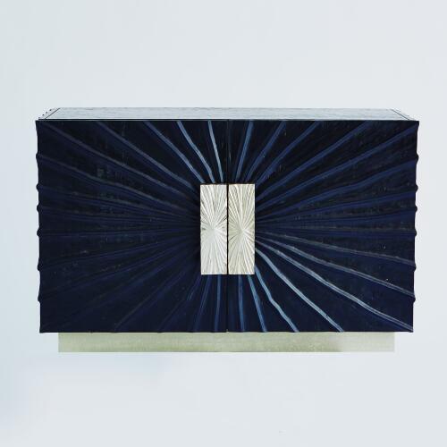 Pleated Two-Door Cabinet