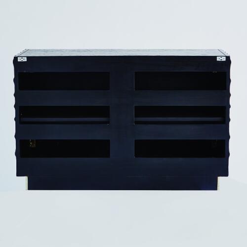 Pleated Two-Door Cabinet