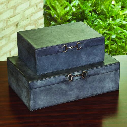 Stirrup Detail Box-Blue Wash