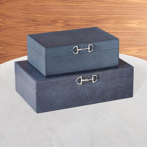 Stirrup Detail Box-Blue Wash