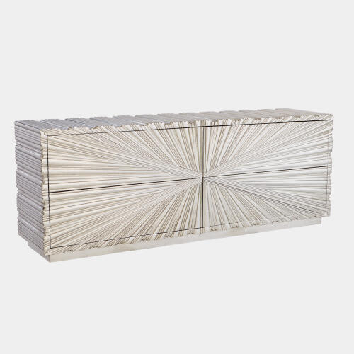 Linenfold Cabinet-Silver