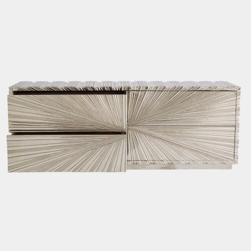 Linenfold Cabinet-Silver