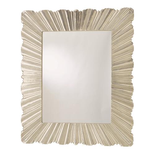 Linenfold Mirror-Silver