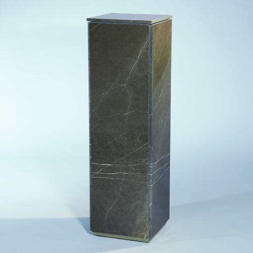 Graffito Marble Pedestal