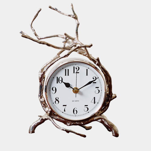 Twig Clock-Nickel