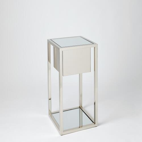 Escher Pedestal/Planter-Nickel