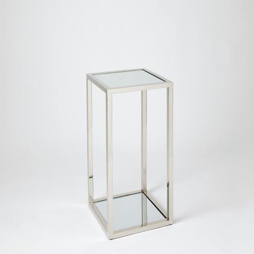 Escher Pedestal/Planter-Nickel