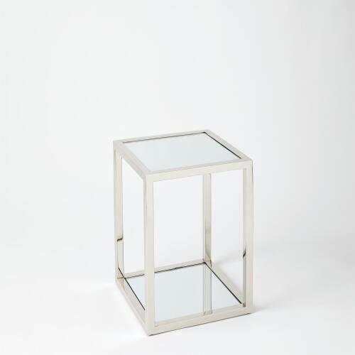 Escher Pedestal/Planter-Nickel