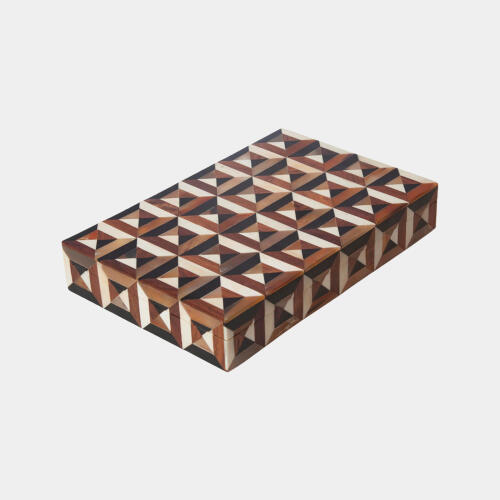 Triangle Marquetry Box