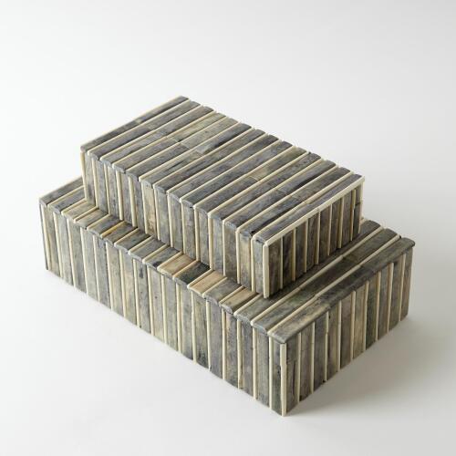Grey/Ivory Bone Box