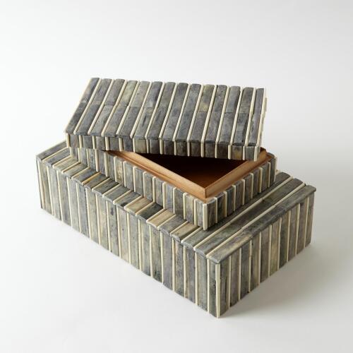 Grey/Ivory Bone Box