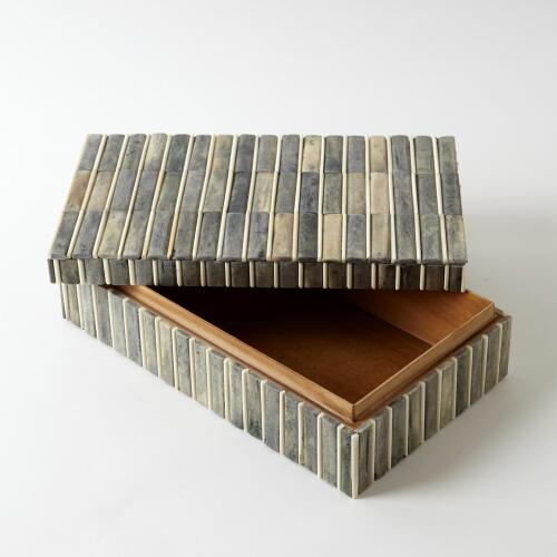 Grey/Ivory Bone Box