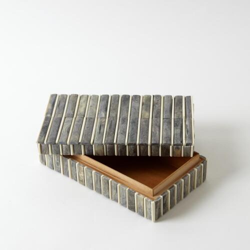 Grey/Ivory Bone Box