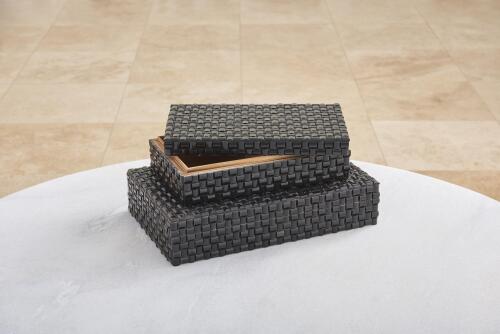Horn Box Woven Black