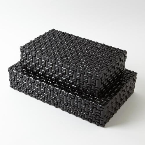 Horn Box Woven Black