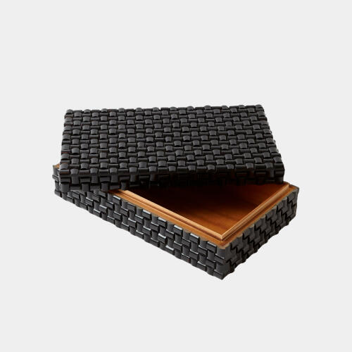 Yrsa Horn Box-Woven Black