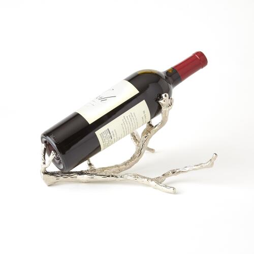 Twig Wine Bottle Holder-Brass