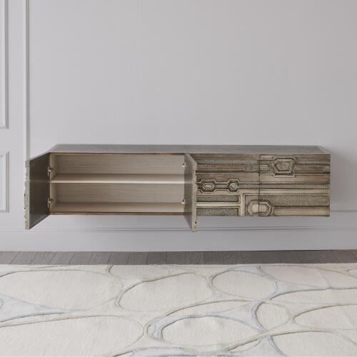 Abstract Block Cabinet-Nickel