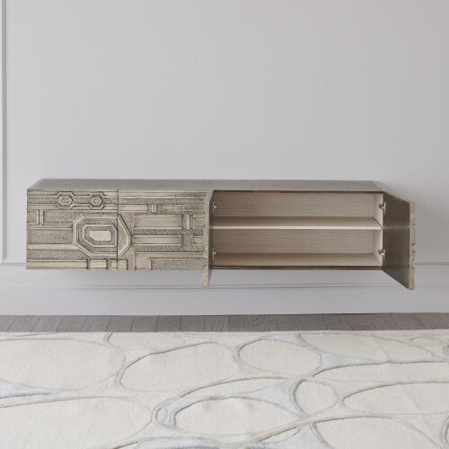 Abstract Block Cabinet-Nickel
