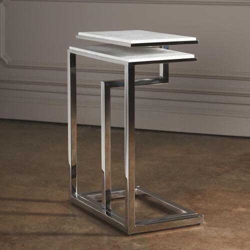 S/2 C-Nesting Tables-Nickel