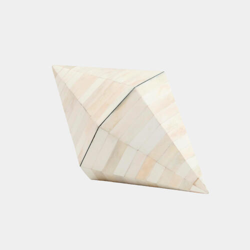 Conoid Triangle Box-White Bone