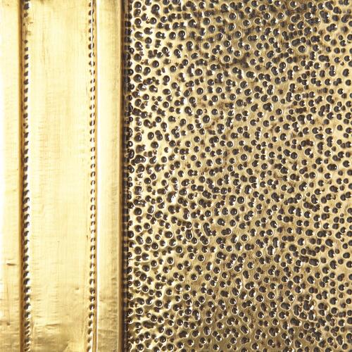 Abstract Block Floating Shelf-Brass