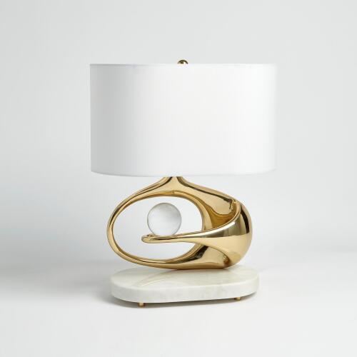 Orbit Lamp-Brass