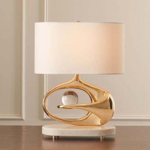 Orbit Lamp-Brass