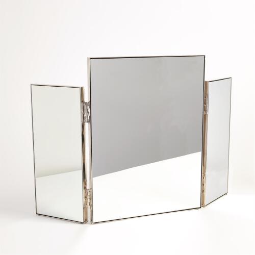 Echos Vanity Mirror-Nickel