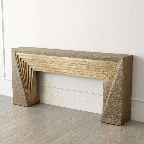 Deco Console-Brass